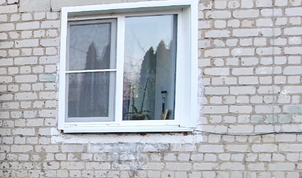 В окно квартиры влез незнакомец.