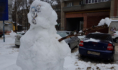 На выходных вновь ожидают снег.