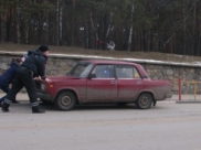 У ВАЗ-2107 отказали тормоза.
