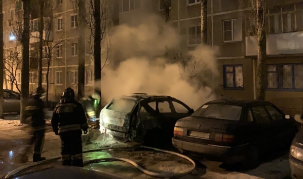 Пожар случился в Советском районе.