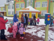 Учебная эвакуация в детсаду в Новой Усмани.