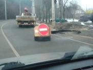 Провал над коллектором.