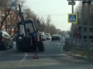 Колесо отвалилось на ходу.