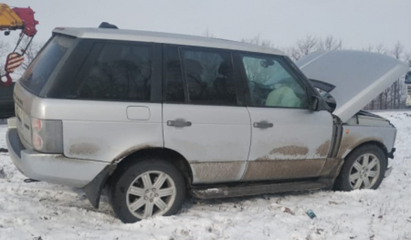 Фото с места аварии в Павловском районе.
