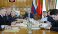 Совещание по реконструкции стадиона.