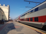 Двухэтажный поезд «Москва-Воронеж».