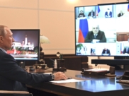 На совещании по вопросу о санитарно-эпидемиологической обстановке в РФ.