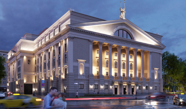 Вариант архитектурной концепции Театра оперы и балета.