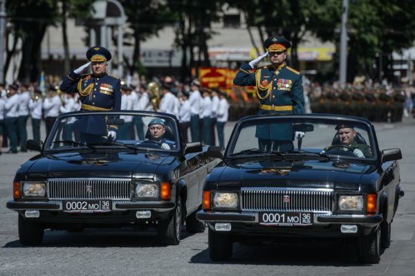 Парад в Воронеже 24 июня 2020 года.