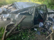 Водитель авто погиб, двое пострадали.