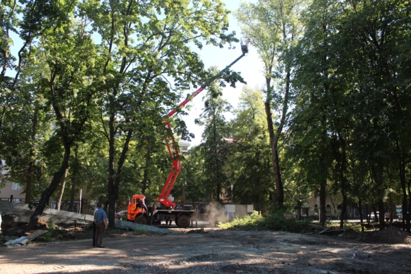 Реконструкция парка «Орленок».