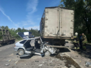 В аварии пострадали три человека.