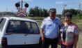 Полицейские помогли автомобилистке.