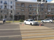 Пьяный автомобилист устроил аварию во время дрифта.