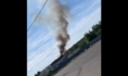 Пожар случился в районе села Ямное.