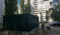 Огороженная площадка.
