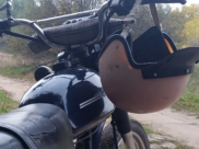Угнали мотоцикл.