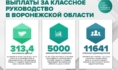 Выплаты за классное руководство в Воронежской области.