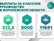 Выплаты за классное руководство в Воронежской области.