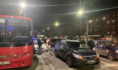 В аварию попали пять авто.