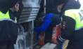 ДПСники помогли потушить автобус.
