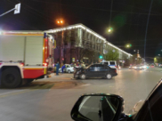 Авария случилась на перекрестке.