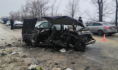 Вот что осталось от ВАЗ-2104.