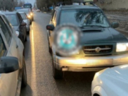 Suzuki Grand Vitara ехала по встречной полосе.