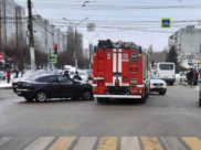 Авария с пожарной машиной.