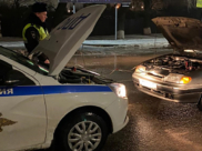 ДПС помогли водителю.