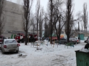 Пожар в пятиэтажке.