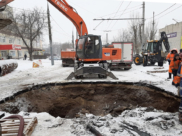 Коллектор на улице Циолковского.