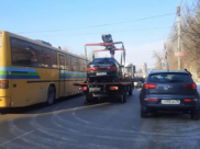 Машину эвакуировали.