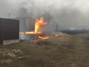Пожары в Воронежской области.