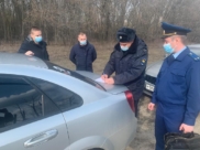 На месте аварии.