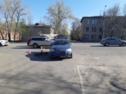 Иномарка столкнулась с электросамокатом.