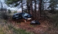 Opel Astra врезался в дерево.