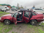 В иномарке пострадали три человека.