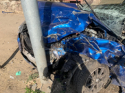 В аварии пострадали два человека.