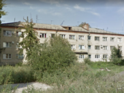 Здание бывшего общежития.