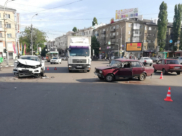 В аварии пострадали два человека.