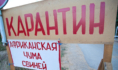 В районе был объявлен карантин.