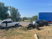 Авария на улице Октябрьской.