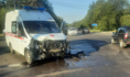 «Скорая» получила механические повреждения.