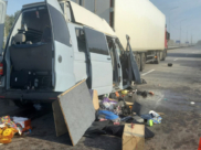 В аварии пострадали пятеро.