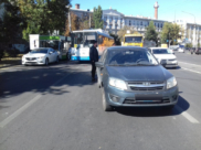 Авария с маршрутным автобусом.