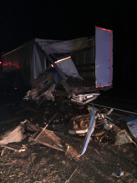 Под Воронежем 5 человек погибли после наезда КамАЗа с пьяным водителем на стоявшие Ford и Volvo