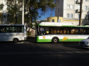 Столкнулись маршрутки.