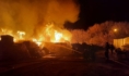Пожар на улице Кривошеина в Воронеже.