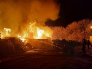 Пожар на улице Кривошеина в Воронеже.